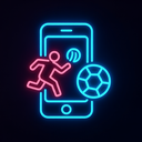 icon_sports_smartphone_neon icon preview