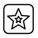 icon_sports_star_monochrome icon preview