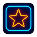 icon_sports_star_neon icon preview