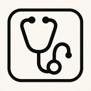 icon_sports_stethoscope_monochrome icon preview