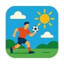 icon_sports_sun_flat_design icon preview