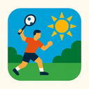 icon_sports_sun_geometric icon preview