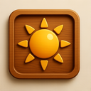 icon_sports_sun_wooden icon preview