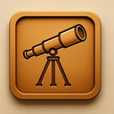 icon_sports_telescope_embossed icon preview
