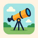 icon_sports_telescope_flat_pastel icon preview