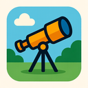 icon_sports_telescope_geometric icon preview