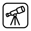 icon_sports_telescope_monochrome icon preview