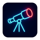 icon_sports_telescope_neon icon preview