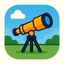 icon_sports_telescope_rounded icon preview