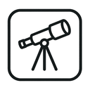 icon_sports_telescope_thin icon preview