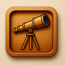 icon_sports_telescope_wooden icon preview