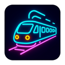 icon_sports_train_neon icon preview