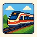 icon_sports_train_pixel_art icon preview