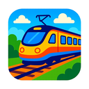 icon_sports_train_vibrant_colors icon preview