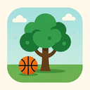 icon_sports_tree_flat_design icon preview