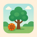 icon_sports_tree_flat_pastel icon preview