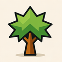 icon_sports_tree_sharp_edges icon preview