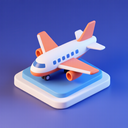 icon_technology_airplane_3d_isometric icon preview
