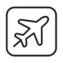 icon_technology_airplane_minimal_outline icon preview