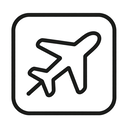 icon_technology_airplane_outline icon preview