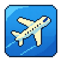 icon_technology_airplane_pixel_art icon preview