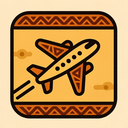icon_technology_airplane_tribal icon preview