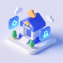 icon_technology_bank_3d_isometric icon preview