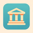 icon_technology_bank_flat_pastel icon preview