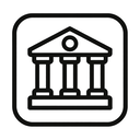 icon_technology_bank_monochrome icon preview