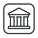 icon_technology_bank_thin icon preview