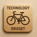 icon_technology_bicycle_embossed icon preview