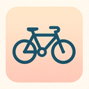 icon_technology_bicycle_flat_pastel icon preview