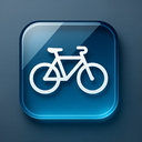 icon_technology_bicycle_glassy icon preview
