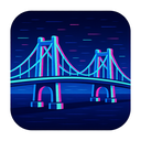 icon_technology_bridge_digital_glitch icon preview