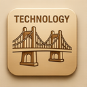 icon_technology_bridge_embossed icon preview