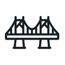 icon_technology_bridge_geometric icon preview