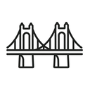 icon_technology_bridge_line_art icon preview