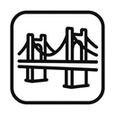 icon_technology_bridge_monochrome icon preview