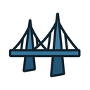 icon_technology_bridge_sharp_edges icon preview