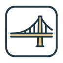 icon_technology_bridge_thin icon preview