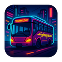 icon_technology_bus_cyberpunk icon preview