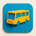icon_technology_bus_origami icon preview