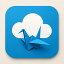 icon_technology_cloud_origami icon preview