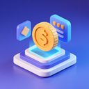 icon_technology_coin_3d_isometric icon preview