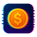 icon_technology_coin_digital_glitch icon preview