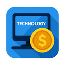 icon_technology_coin_flat_design icon preview
