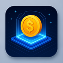 icon_technology_coin_futuristic icon preview