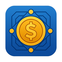 icon_technology_coin_geometric icon preview