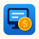 icon_technology_coin_iconic icon preview