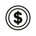 icon_technology_coin_monochrome icon preview